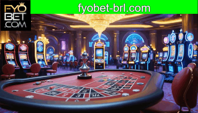 Interface do catálogo de jogos online fyobet com categorias puzzles e party games